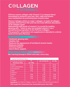 FITFORCE Marine Collagen + Vitamin C